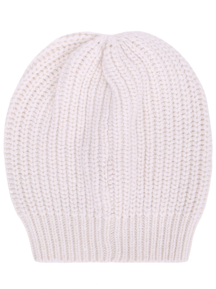 Шапка кашемировая BRUNELLO CUCINELLI M32373999 CJ159 Белый  Фото 2