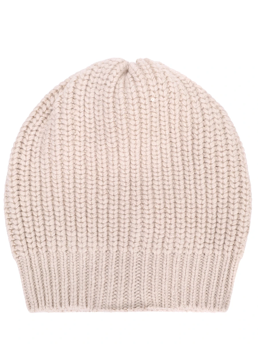 

Шапка кашемировая, Бежевый, M32373999 CN058