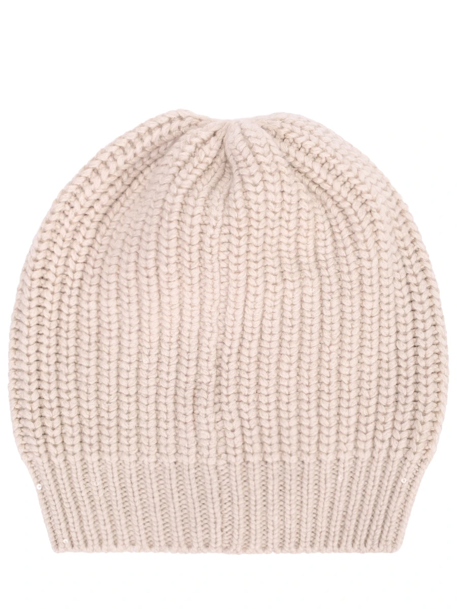 

Шапка кашемировая, Бежевый, M32373999 CN058