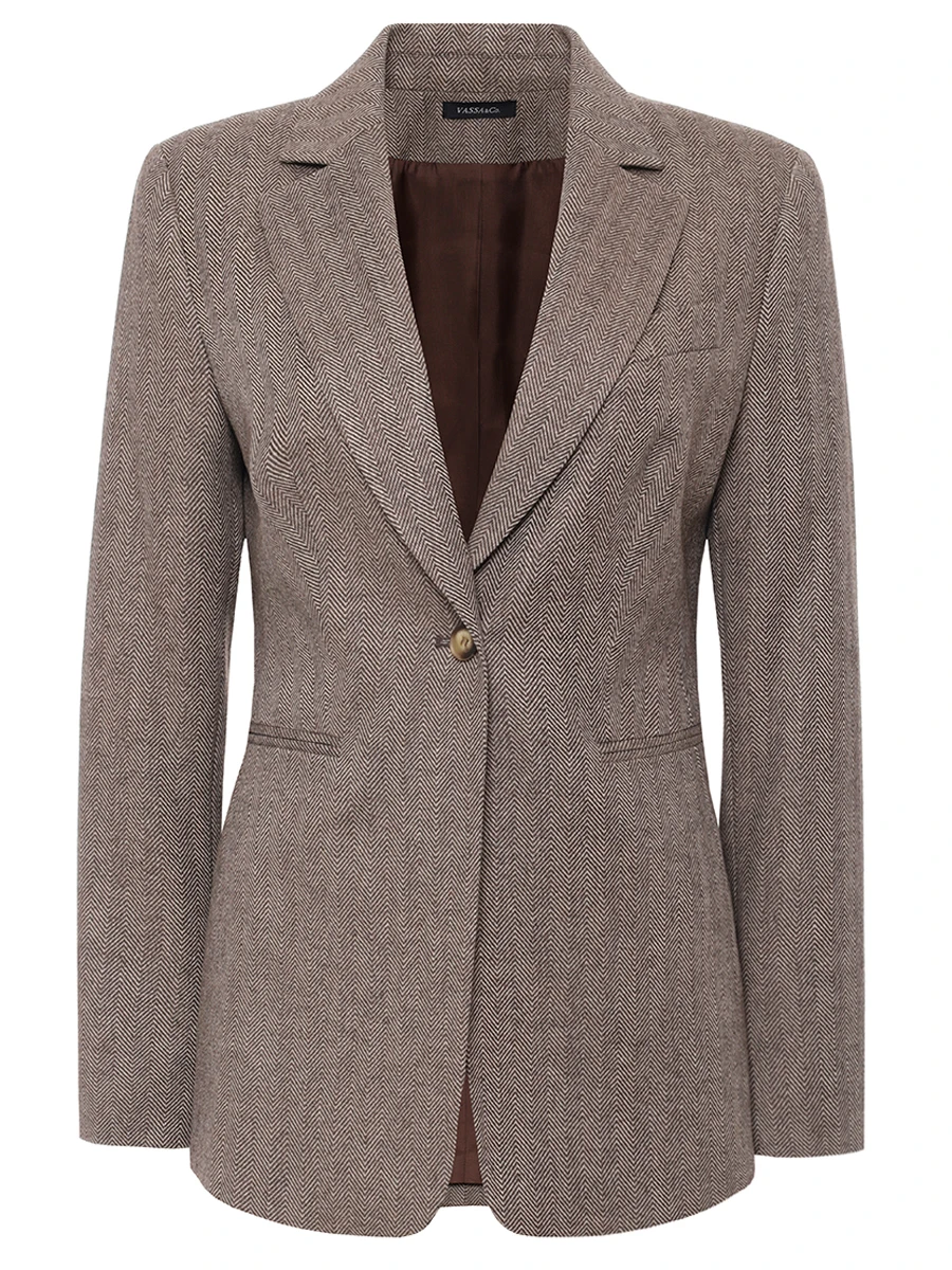 

Пиджак однотонный, Коричневый, G255510-2091C82 (170)