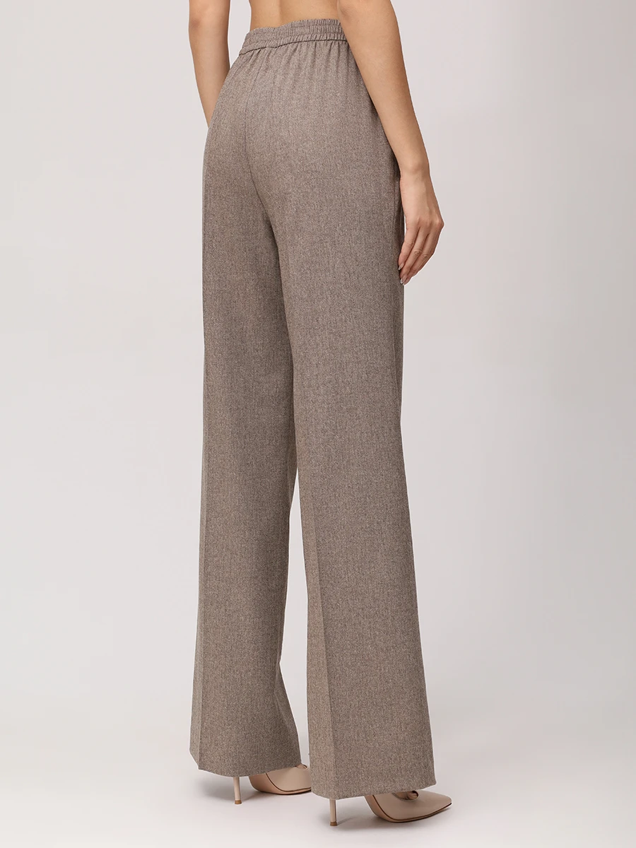 Брюки однотонные VASSA&CO G258764-2092C83 (170) Коричневый  Фото 3