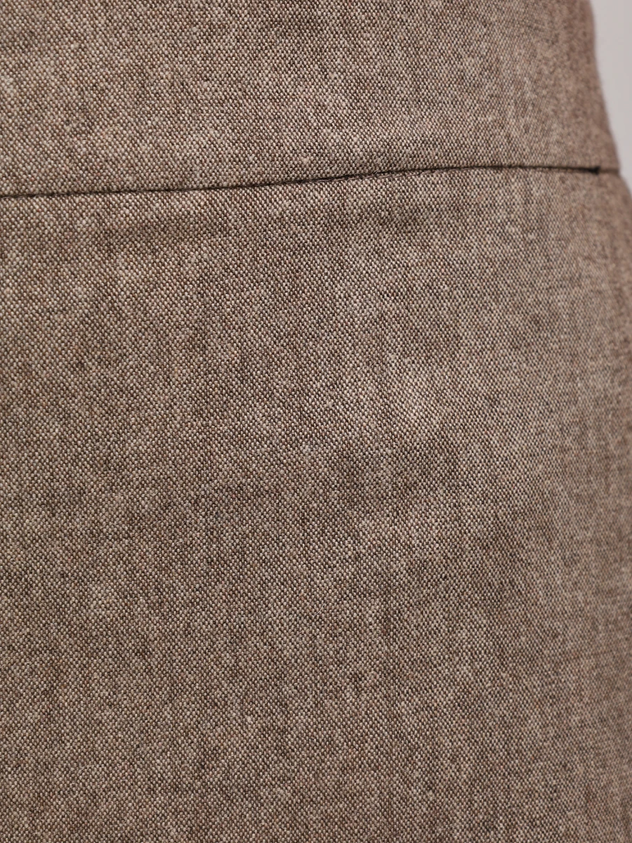 Брюки однотонные VASSA&CO G258764-2092C83 (170) Коричневый  Фото 6