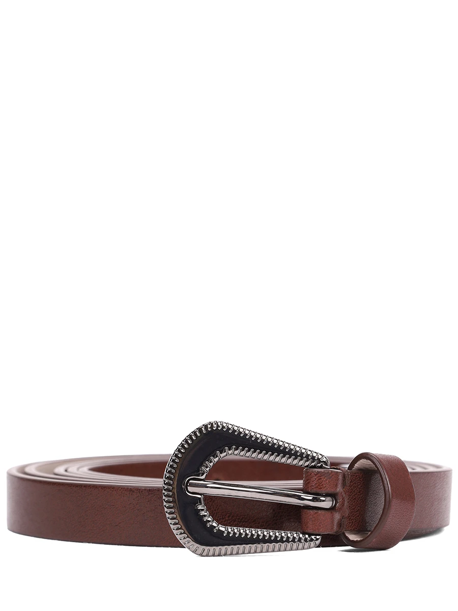 Ремень кожаный BRUNELLO CUCINELLI M0VLXC128P C4181 Коричневый 