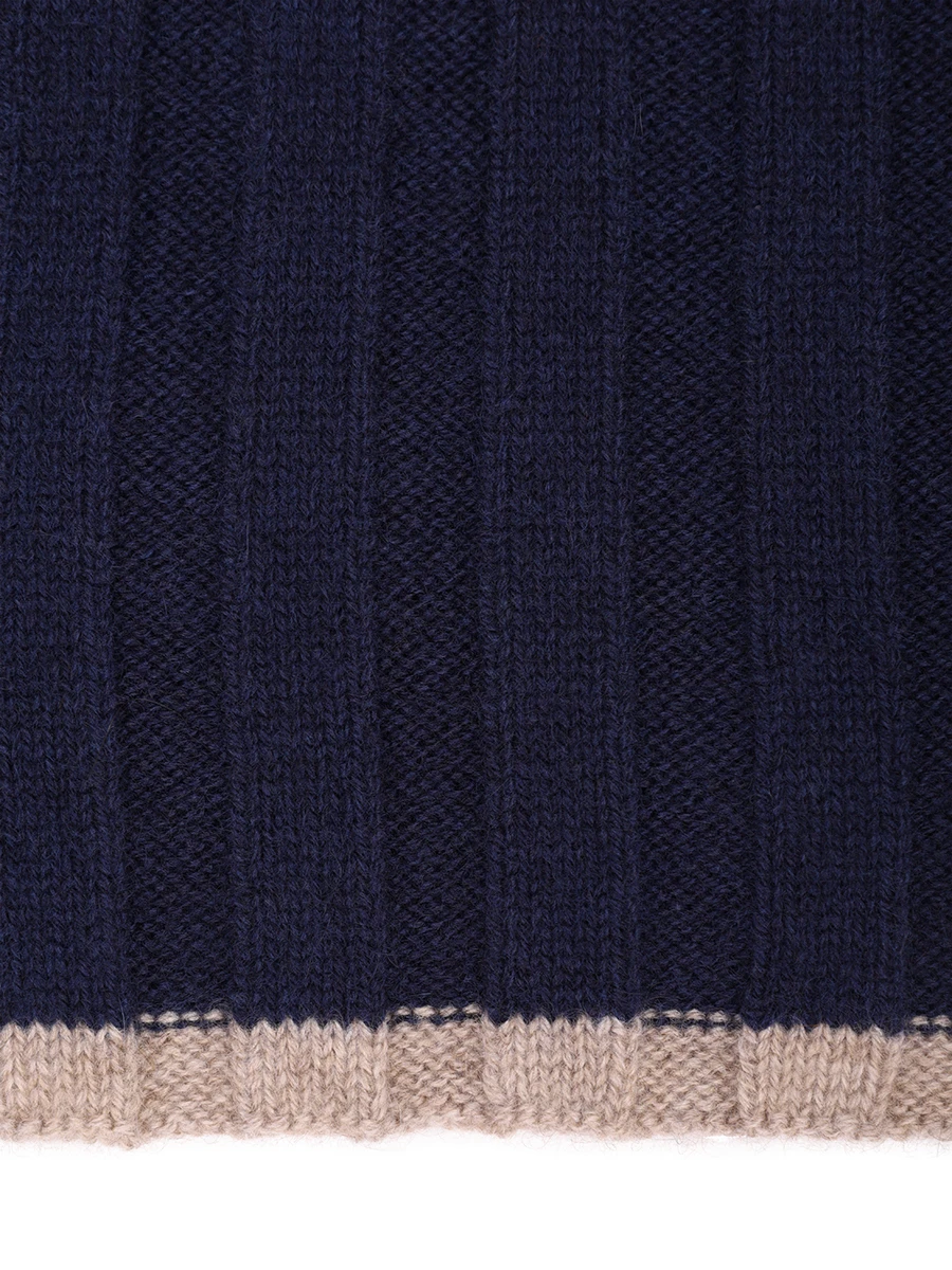 Шарф кашемировый BRUNELLO CUCINELLI M2240819 CB878 Синий  Фото 3