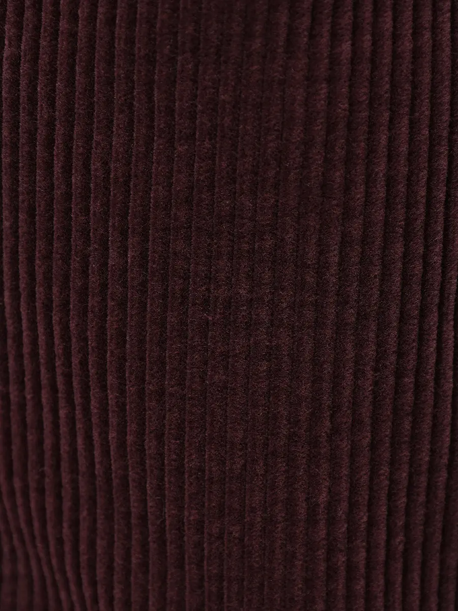 Брюки Traditional Fit вельветовые BRUNELLO CUCINELLI M280UF1010 C6031 Бордовый  Фото 6