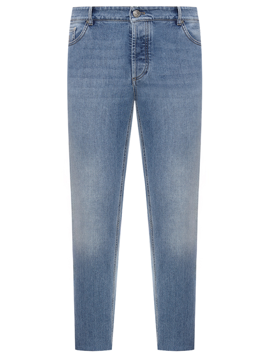 Джинсы Slim Fit хлопковые BRUNELLO CUCINELLI