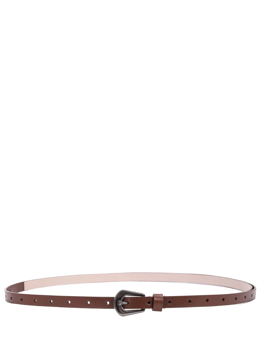 Ремень кожаный BRUNELLO CUCINELLI M0VLXC128P C7458 Коричневый  Фото 2