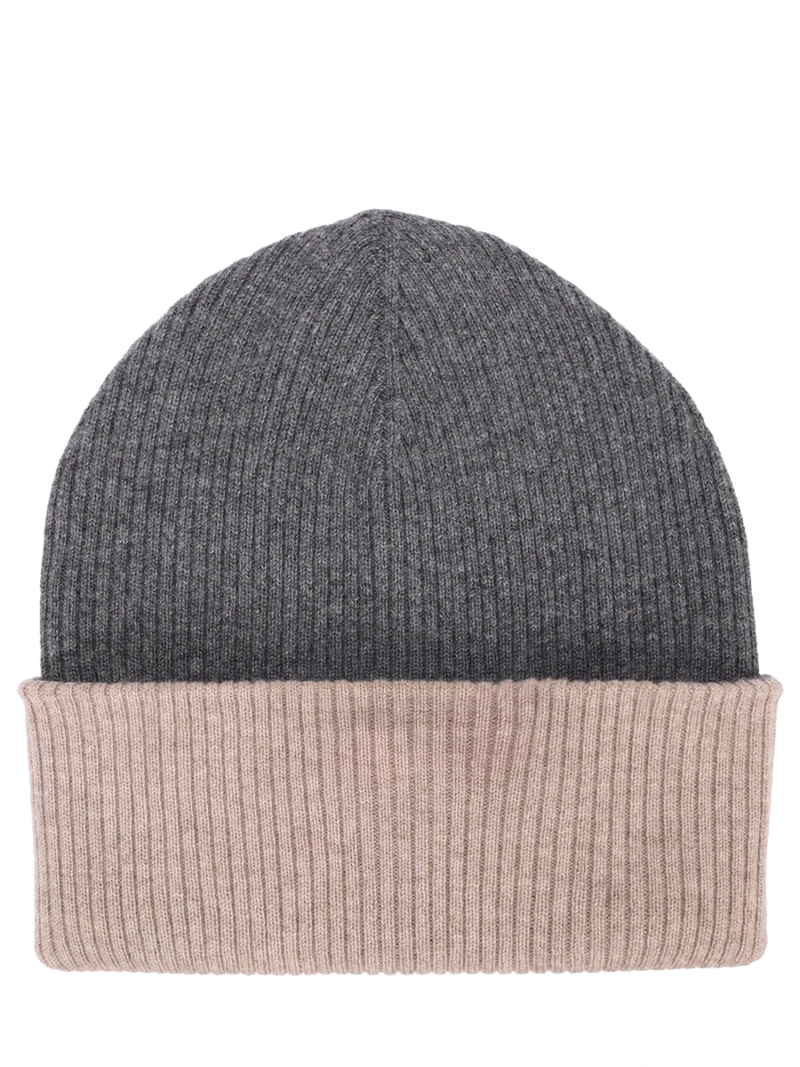 Шапка кашемировая BRUNELLO CUCINELLI M2293600 CO218 Серый 