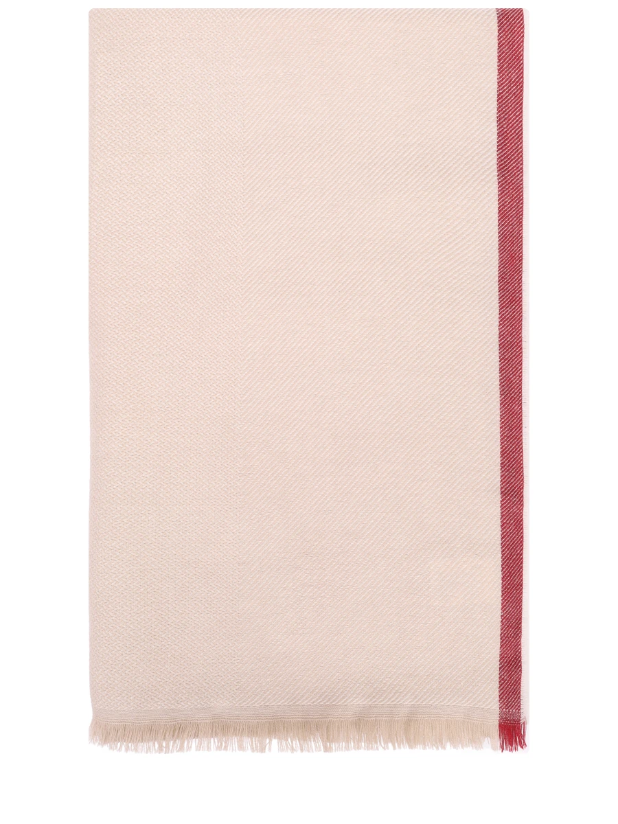 Шарф из шерсти и кашемира BRUNELLO CUCINELLI MSC665OR/CJ007 Бежевый 