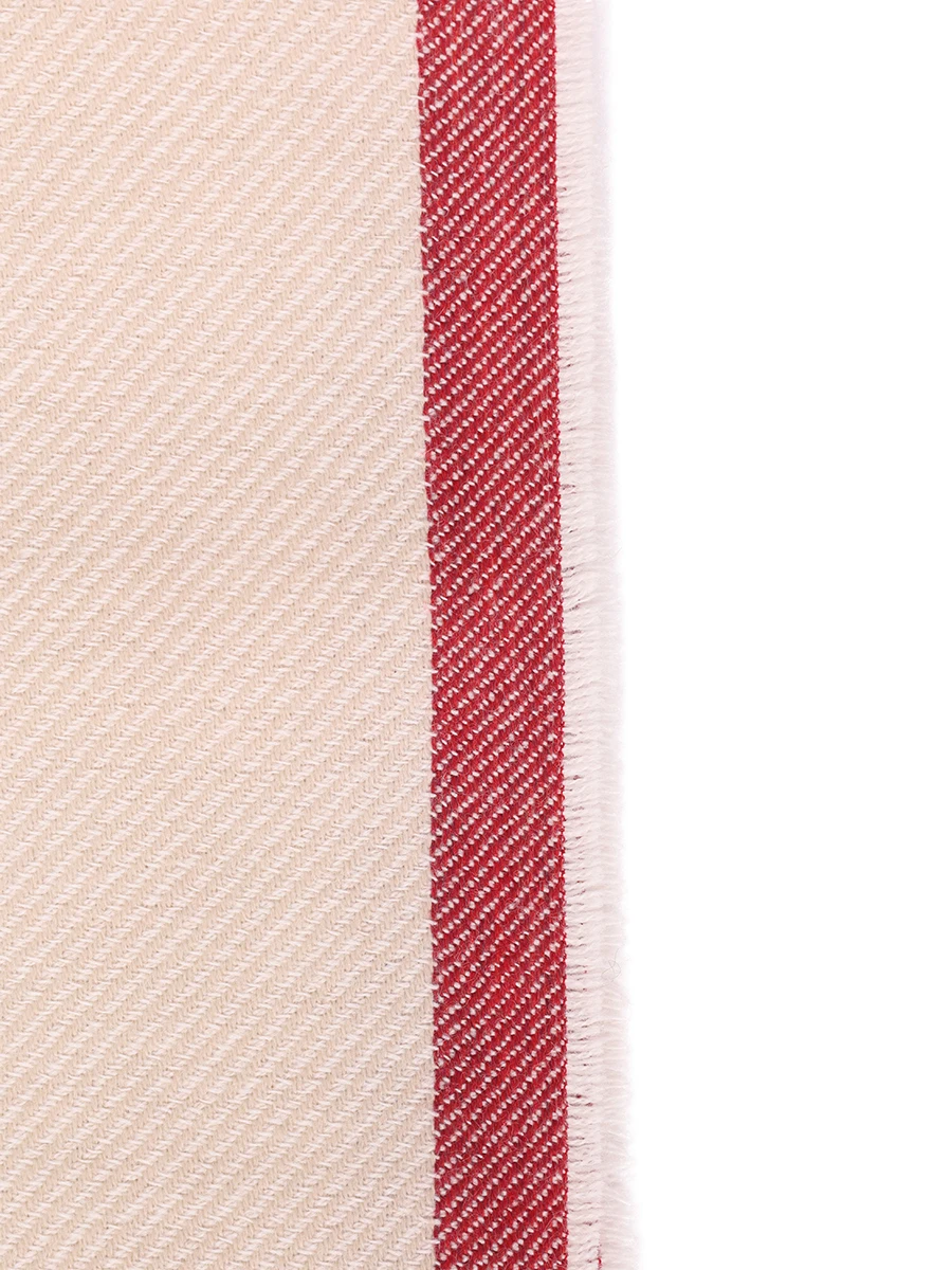 Шарф из шерсти и кашемира BRUNELLO CUCINELLI MSC665OR/CJ007 Бежевый  Фото 3