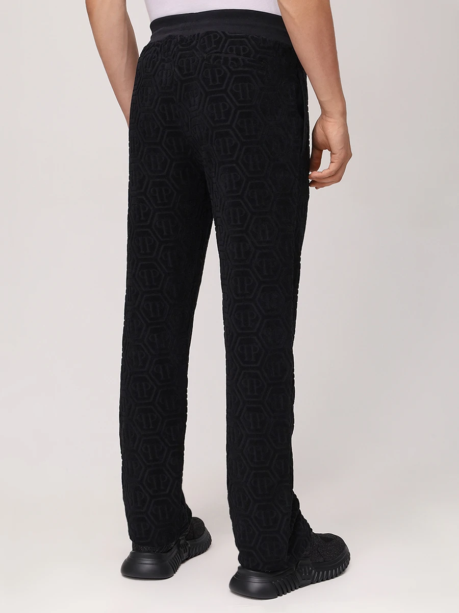 Брюки хлопковые PHILIPP PLEIN MJT2658/02 Черный  Фото 3