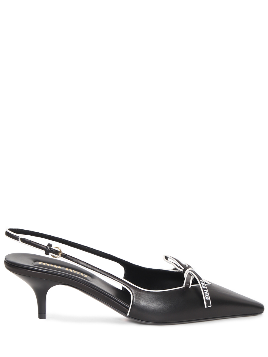 Туфли кожаные MIU MIU