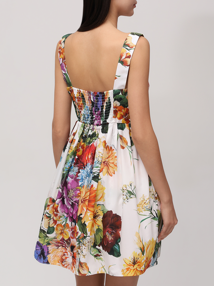 Платье хлопковое DOLCE & GABBANA F6TZXTHS5TR HA5PC Мультиколор  Фото 3