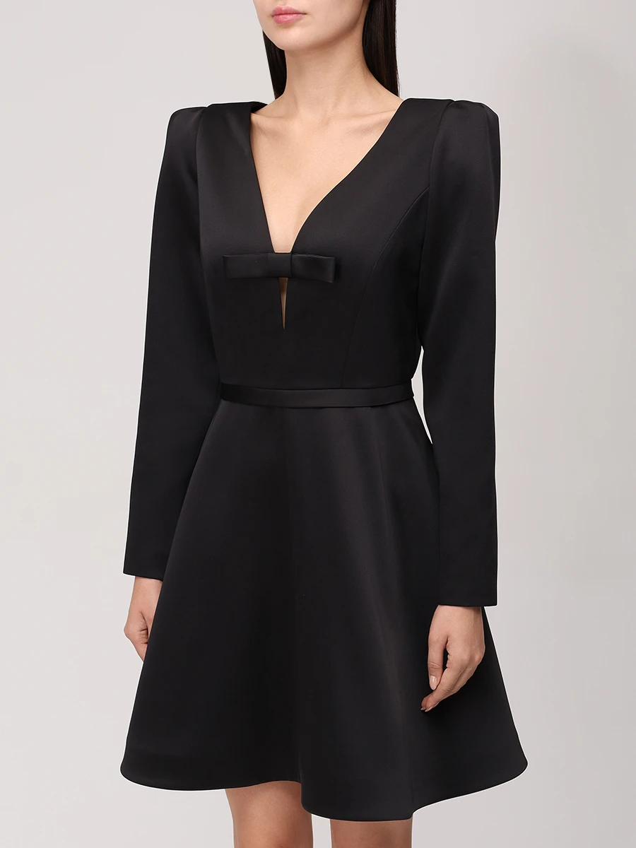 Платье с открытой спиной SHATU SH1226_1044 Черный  Фото 4