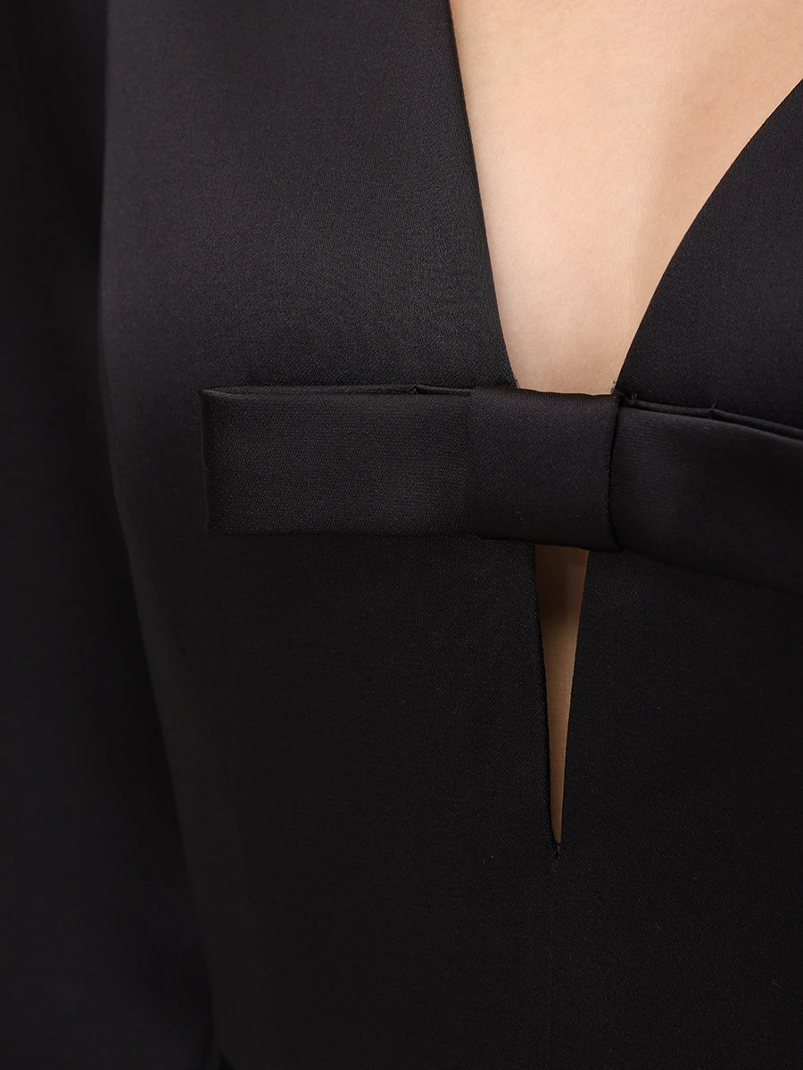 Платье с открытой спиной SHATU SH1226_1044 Черный  Фото 6