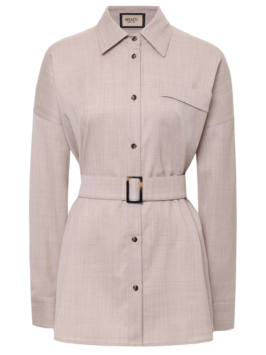 

Рубашка шерстяная, Розовый, SH1226_285