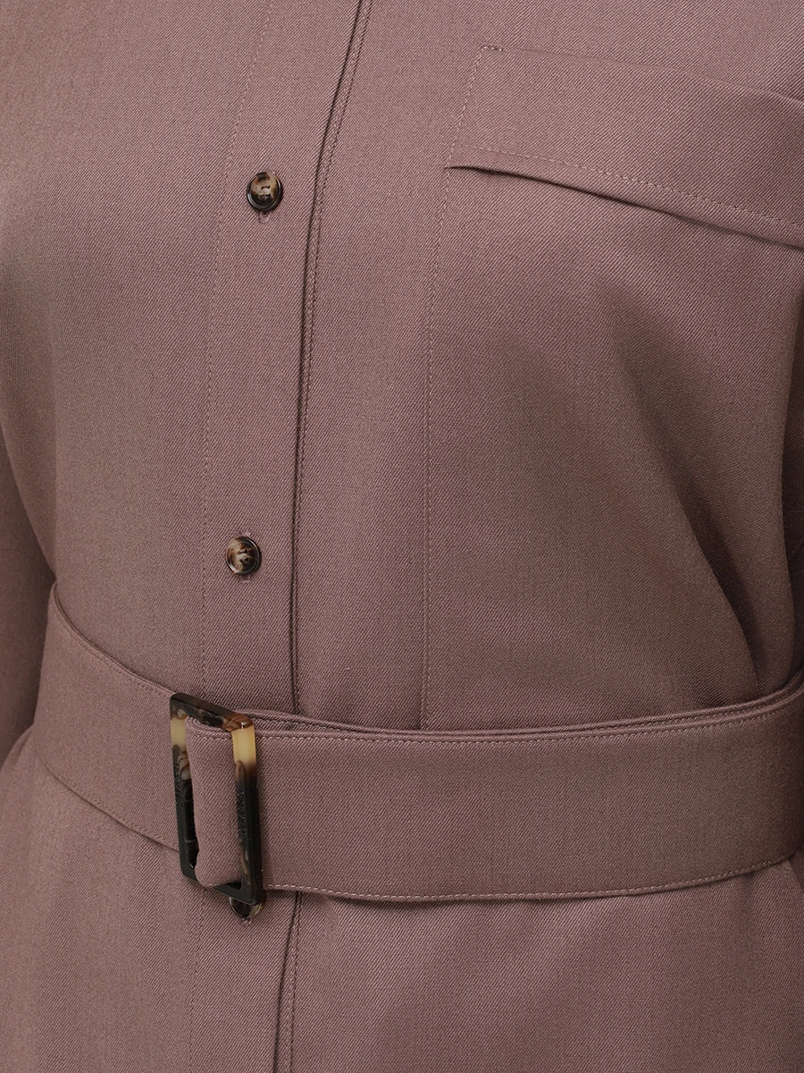 Рубашка шерстяная SHATU SH1226_285 Коричневый  Фото 5