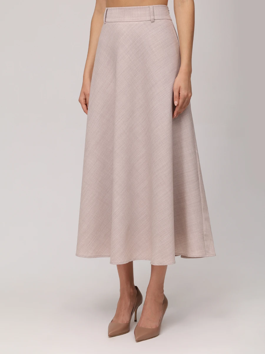 Юбка шерстяная SHATU SH1226_344/1 Розовый  Фото 4