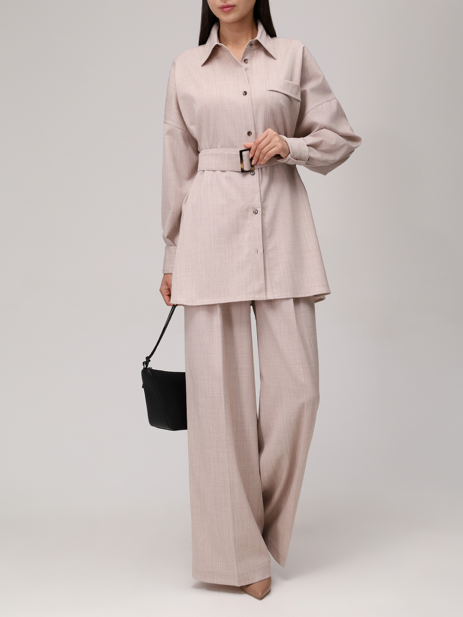 Брюки шерстяные SHATU SH1226_404/1 Розовый  Фото 2