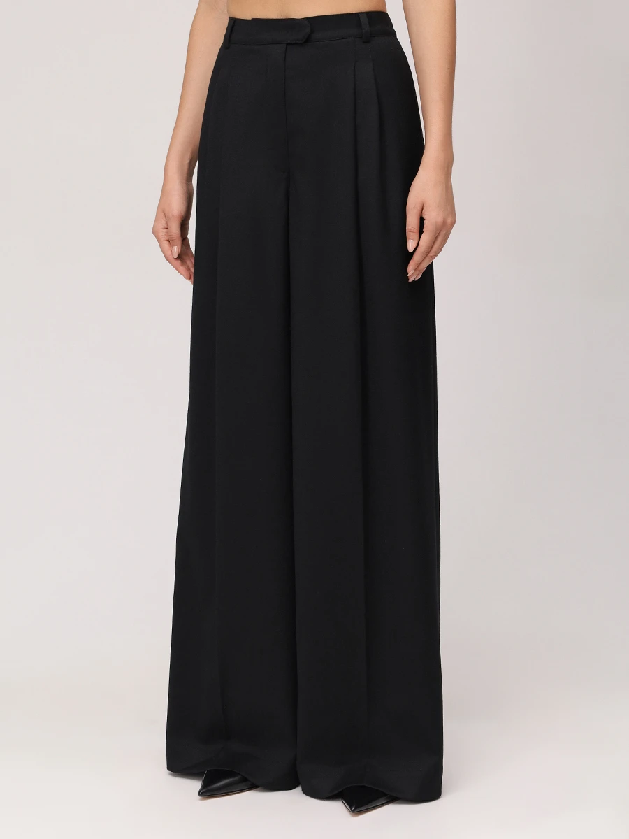 Брюки шерстяные SHATU SH1226_404/1 Черный  Фото 4