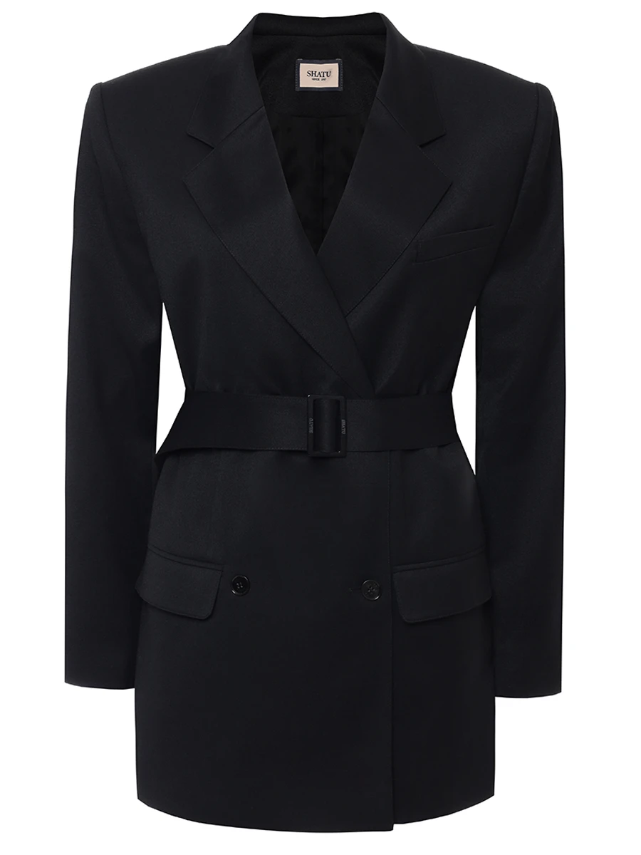 

Пиджак шерстяной, Черный, SH1226_549