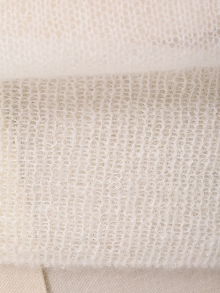 

Джемпер из мохера, Белый, SH1226_T77 Молочный