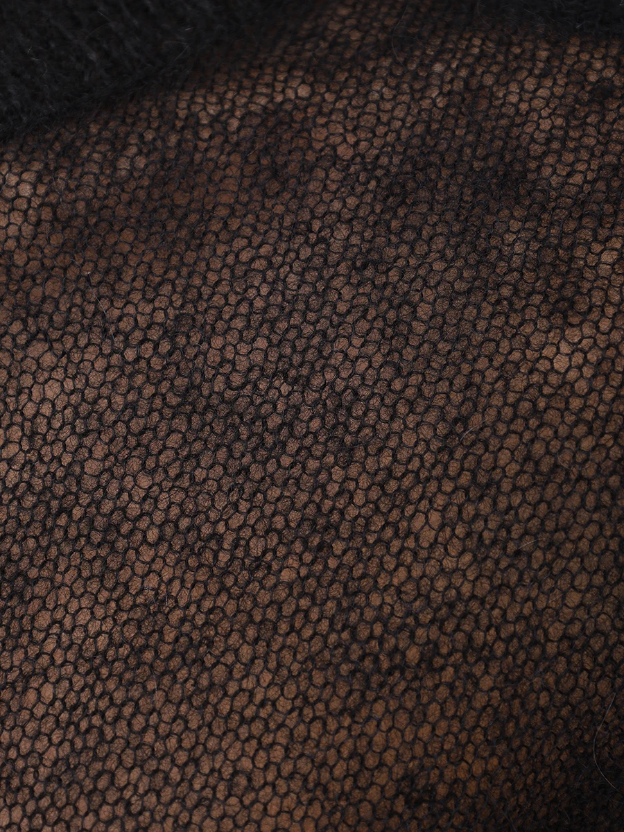 Джемпер из мохера SHATU SH1226_T77 Черный  Фото 6