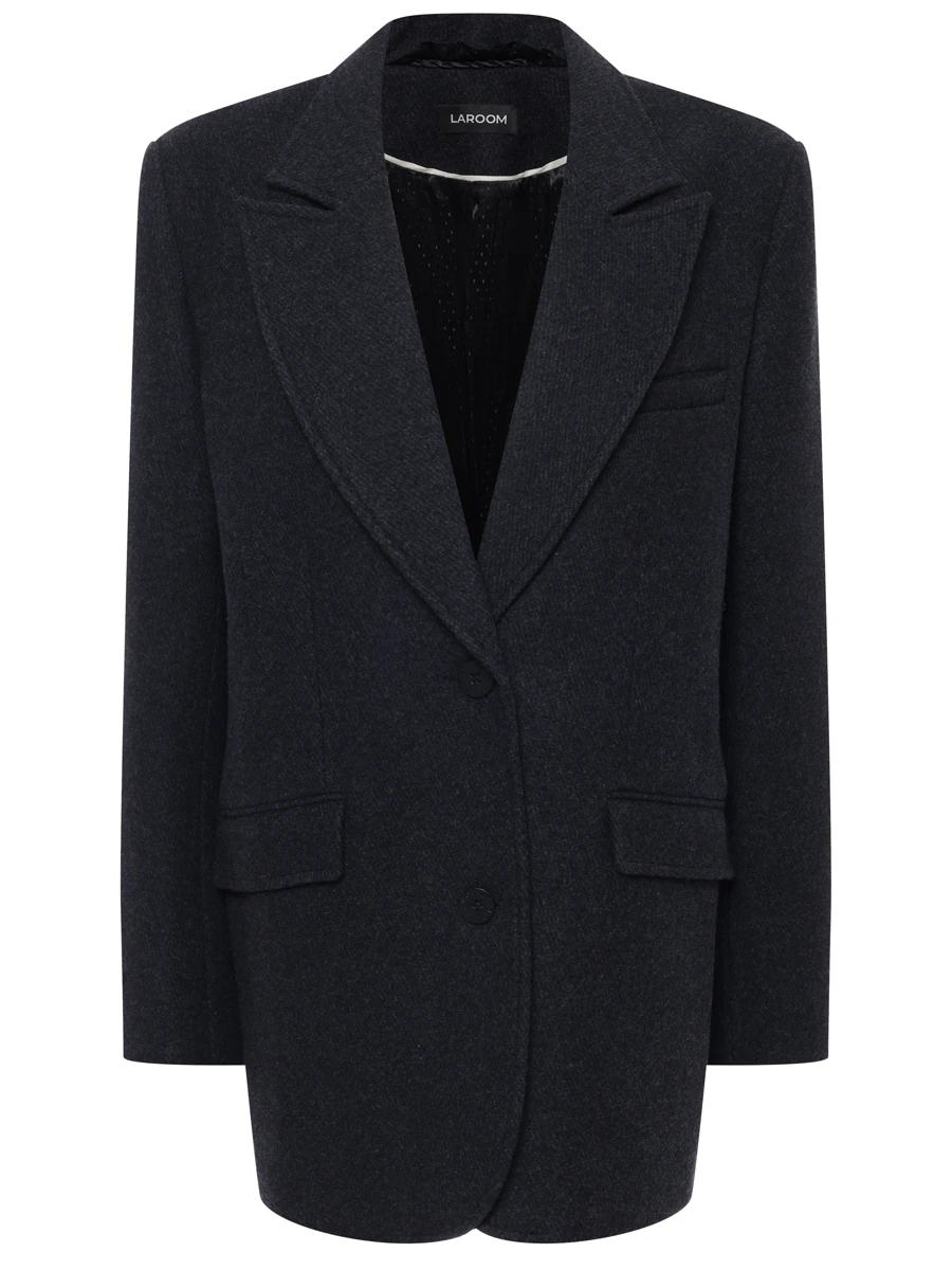 

Полупальто шерстяное, Черный, fw26-2117