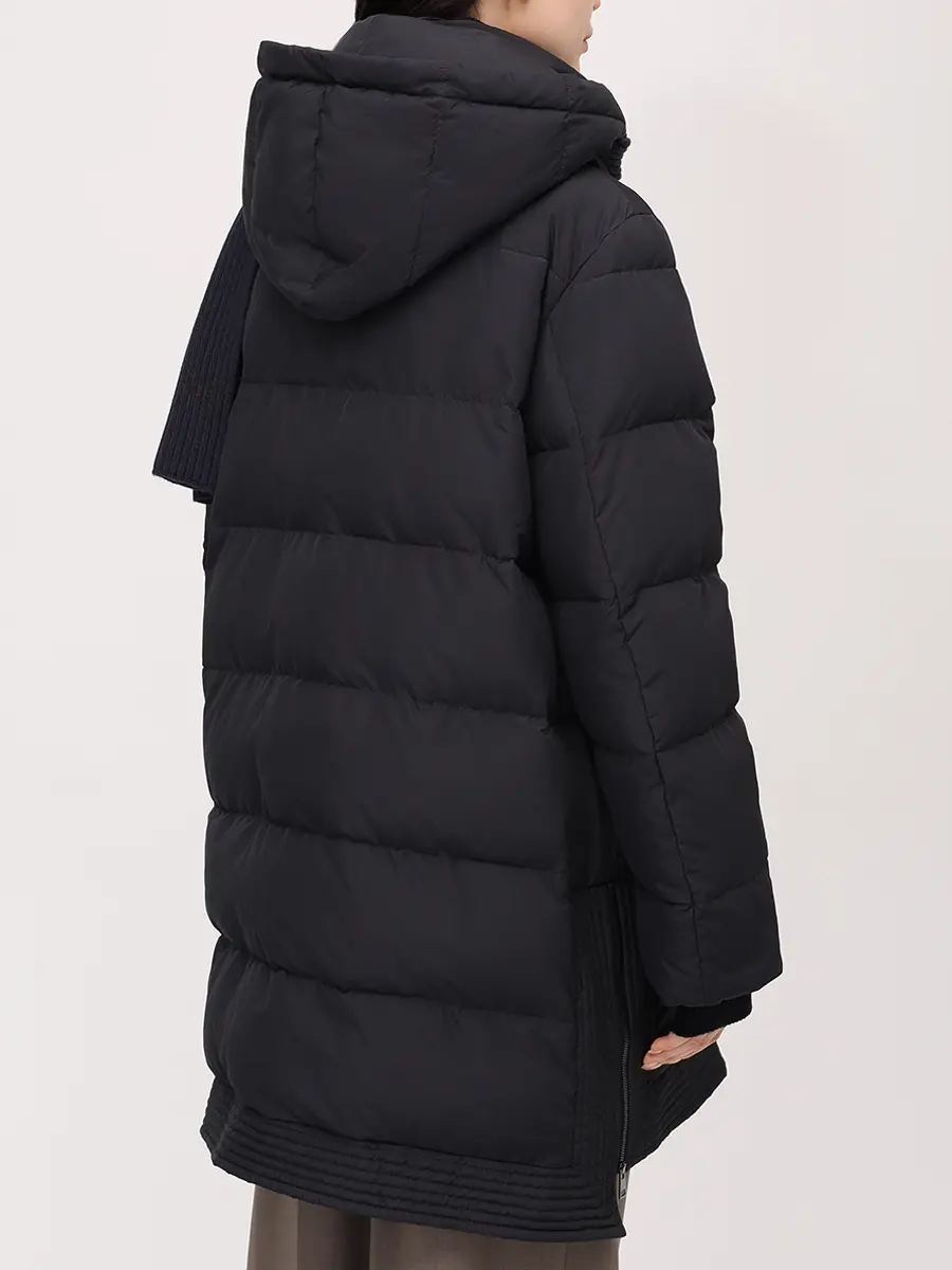 Куртка стеганая LORENA ANTONIAZZI A2500PI14A_4430 999/A2507SP08A Черный  Фото 3