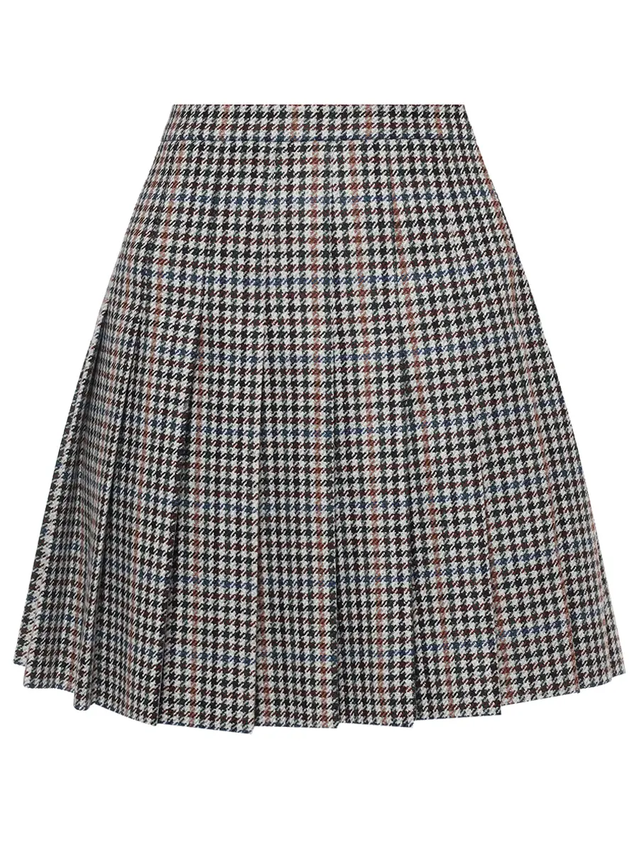 Юбка шерстяная LORENA ANTONIAZZI A2546GO06A_4991 1101 Принт 