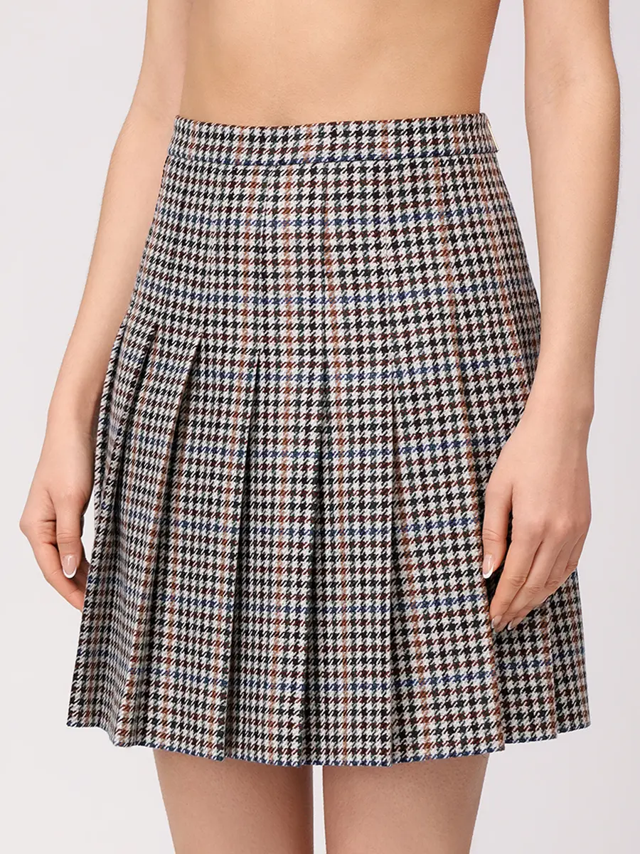 Юбка шерстяная LORENA ANTONIAZZI A2546GO06A_4991 1101 Принт  Фото 4