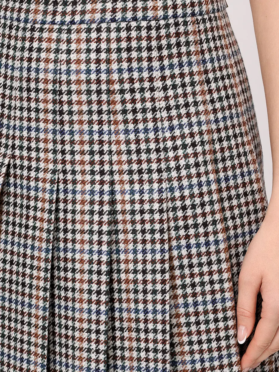 Юбка шерстяная LORENA ANTONIAZZI A2546GO06A_4991 1101 Принт  Фото 5