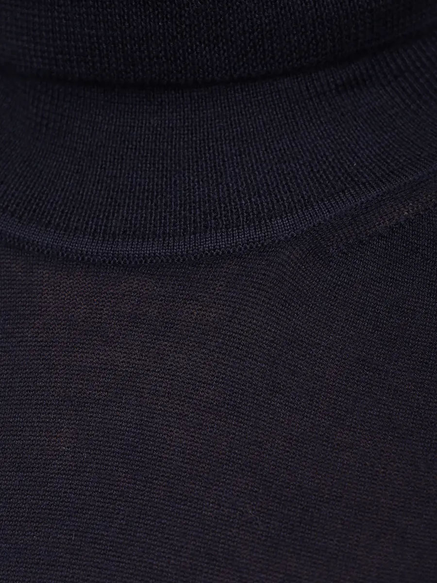 Водолазка из кашемира и шелка LORENA ANTONIAZZI A25110DM71B/380 590 Темно- Синий  Фото 6