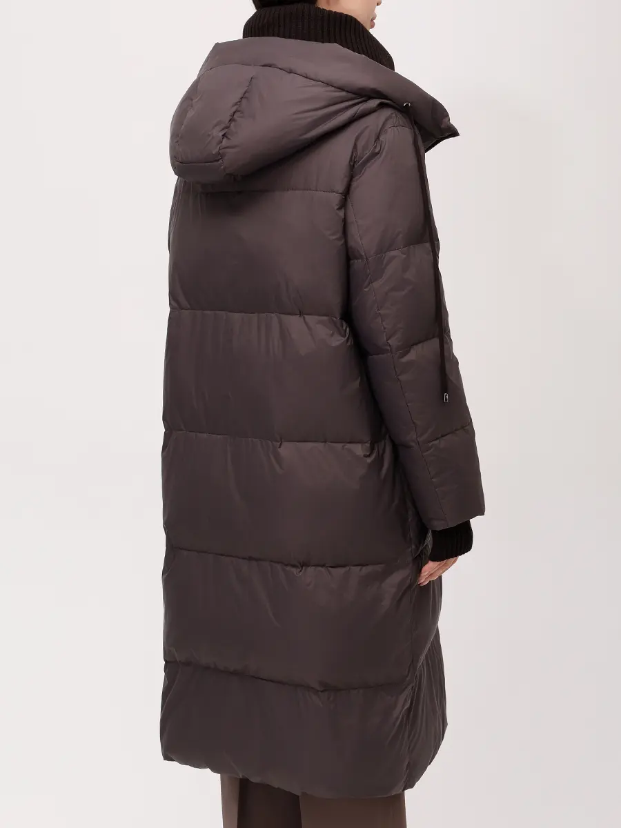Куртка стеганая LORENA ANTONIAZZI A2504PI07A_9616 259/A2504PI38A_328/A2507 Коричневый  Фото 3