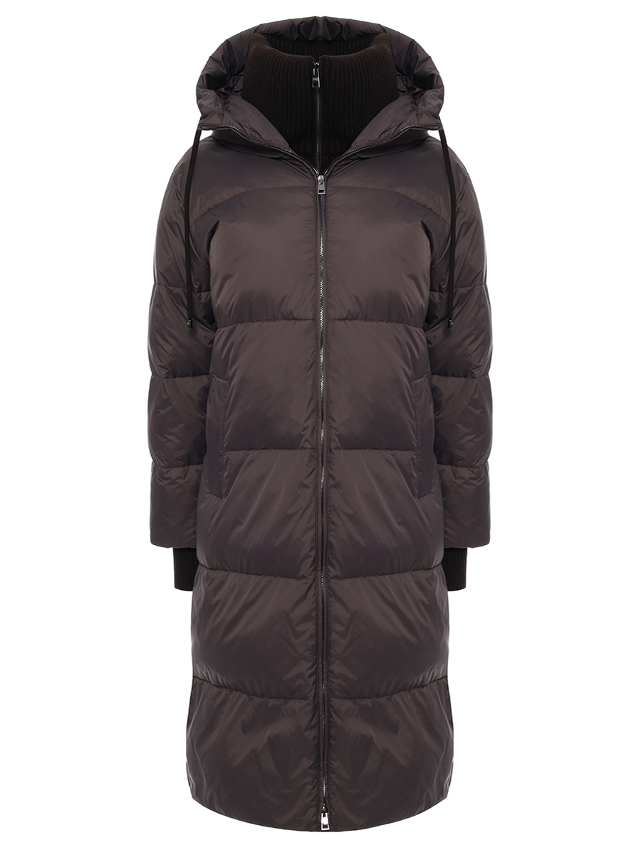 Куртка стеганая LORENA ANTONIAZZI A2504PI07A_9616 259/A2504PI38A_328/A2507 Коричневый 