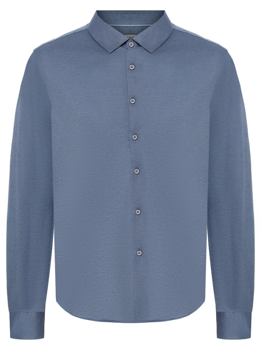Рубашка Regular Fit из лиоцелла и хлопка CANALI