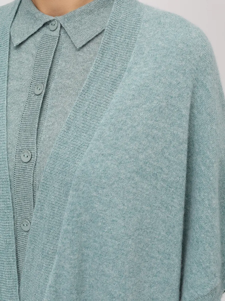 Кардиган кашемировый NOT SHY 4702509C Зеленый  Фото 5