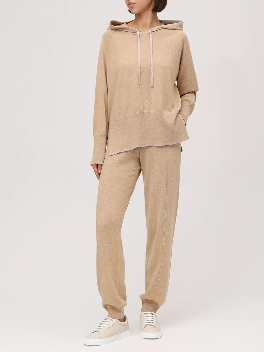 Худи хлопковое NOT SHY 4716808 Бежевый  Фото 2