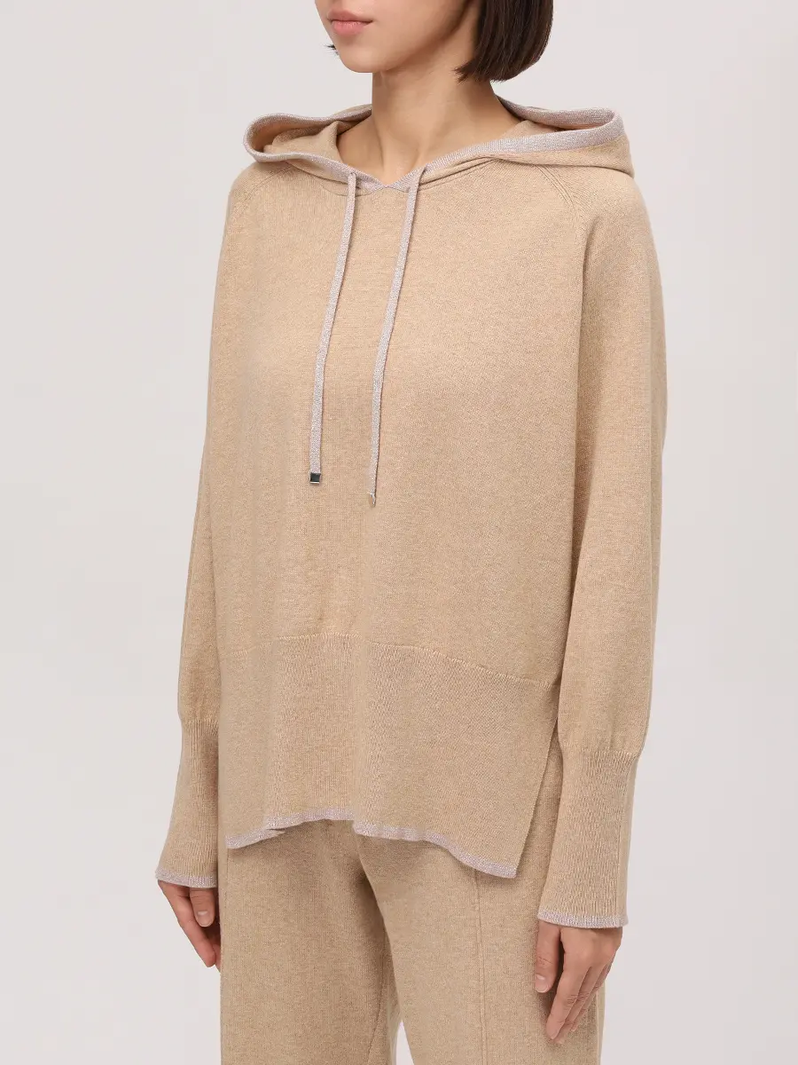 Худи хлопковое NOT SHY 4716808 Бежевый  Фото 4