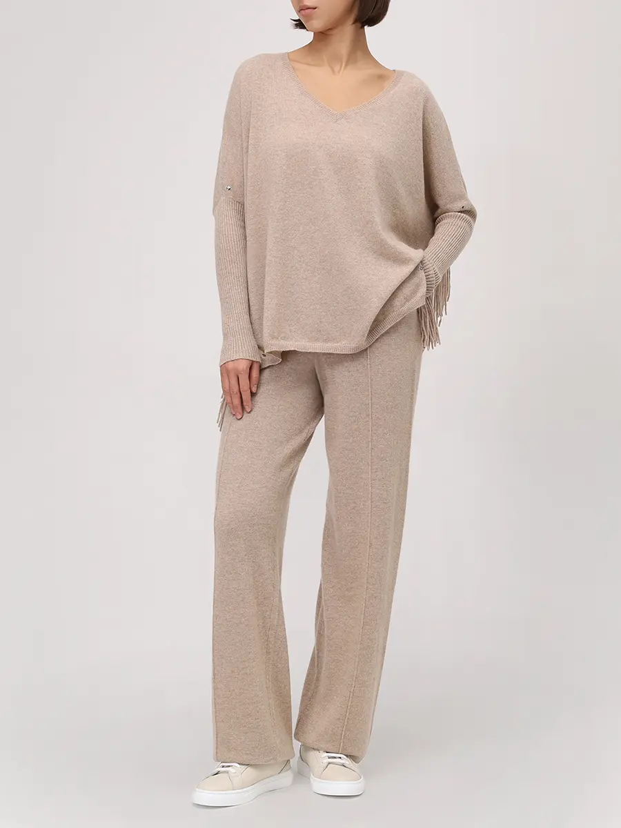 Пуловер кашемировый NOT SHY 4704111C Кремовый  Фото 2