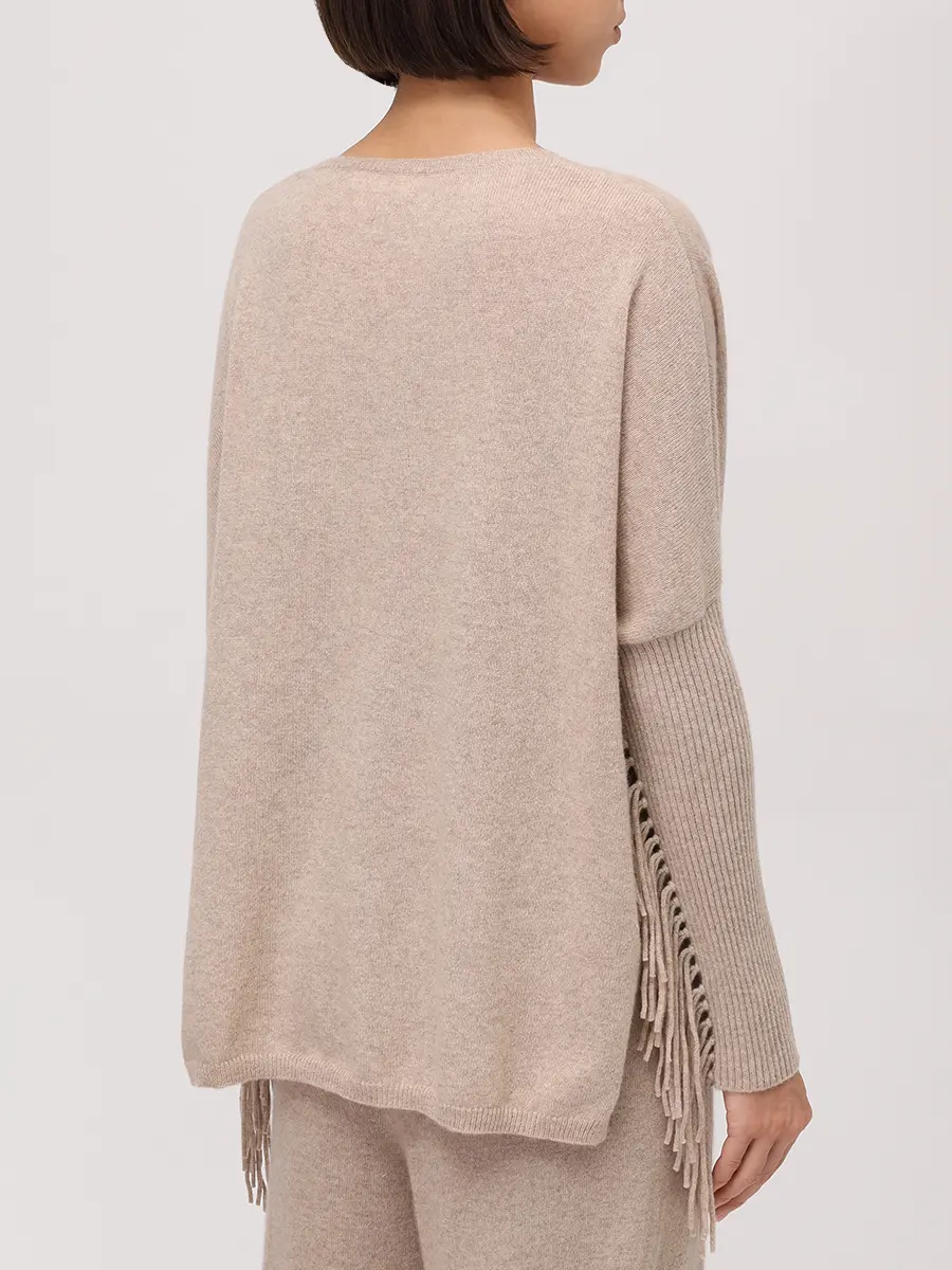 Пуловер кашемировый NOT SHY 4704111C Кремовый  Фото 3