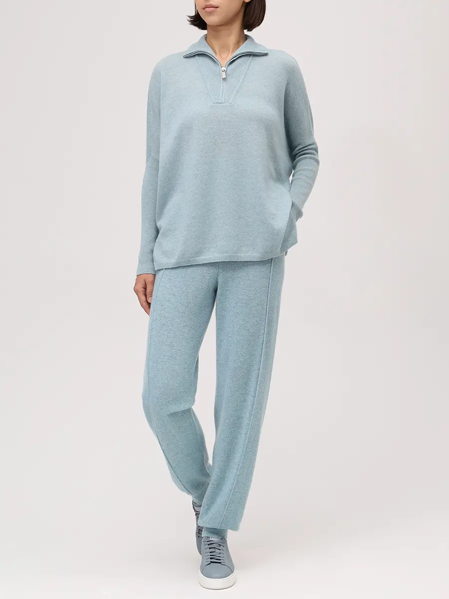 Джемпер кашемировый NOT SHY 4704022C Голубой  Фото 2