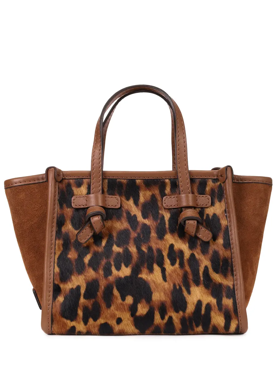 

Сумка из замши и меха, Анималистичный принт, BS 8065 LYNX-NATURAL