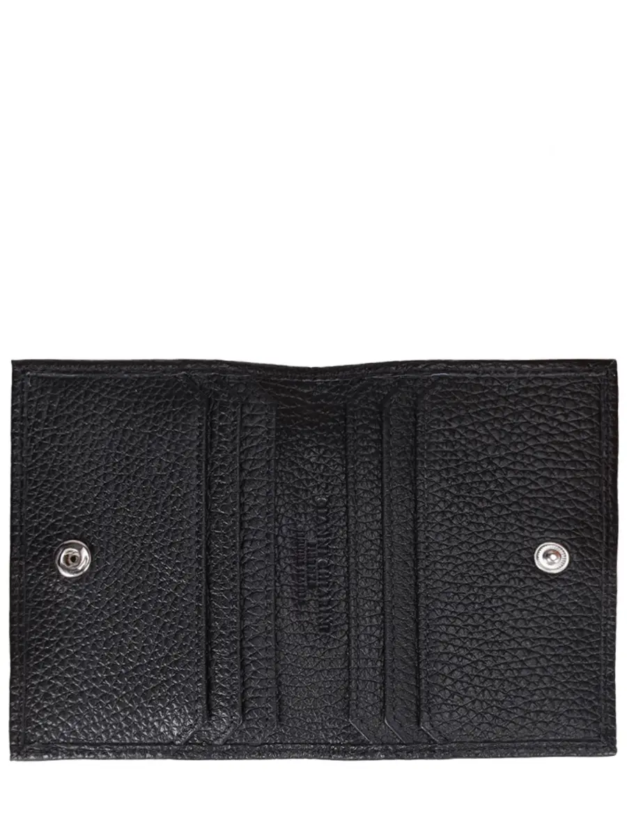 Кошелек кожаный GIANNI CHIARINI PF 5039 GRN-BLACK Черный  Фото 3