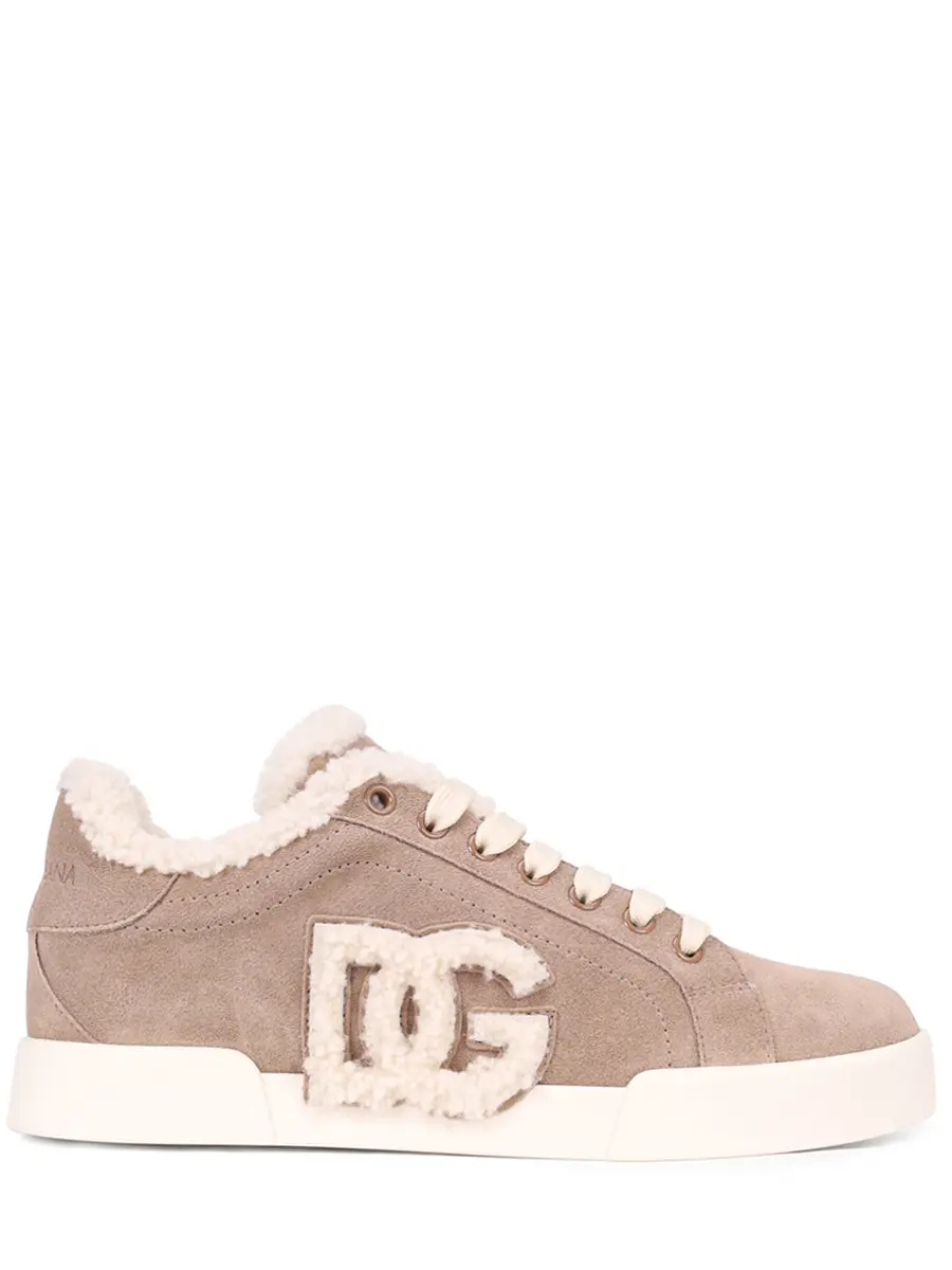 

Кеды замшевые на меху Portofino Light, Бежевый, CK2374 AJ222 8W065 мех