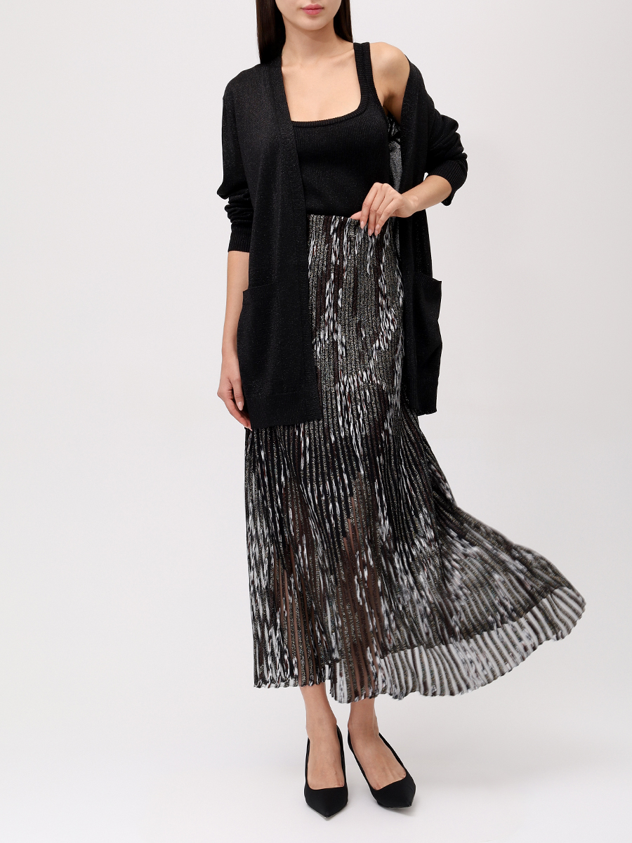 Кардиган из вискозы MISSONI DS25WM0I-BK01BY L905E Черный  Фото 2