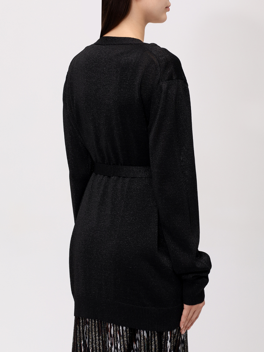 Кардиган из вискозы MISSONI DS25WM0I-BK01BY L905E Черный  Фото 3