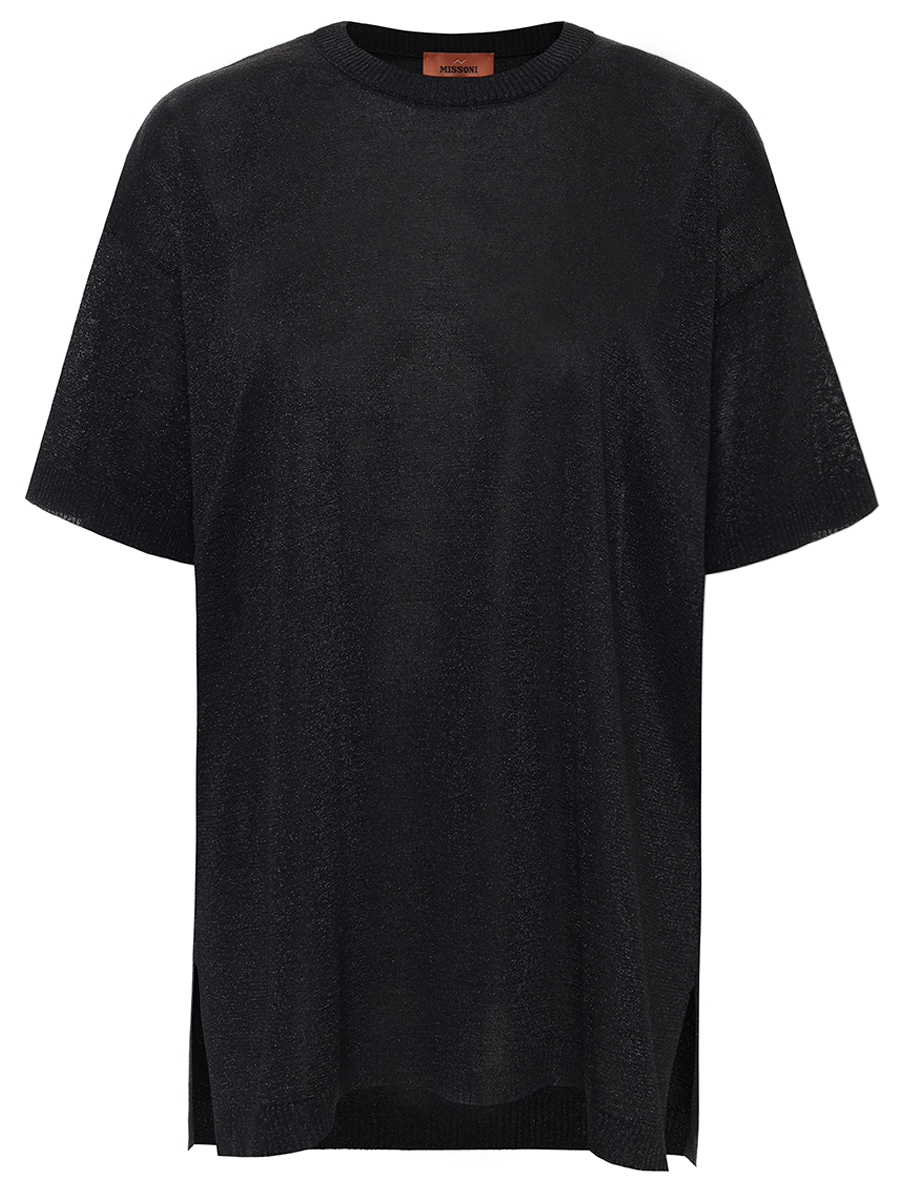 Футболка из вискозы MISSONI DS25WN04-BK01BY L905E Черный 