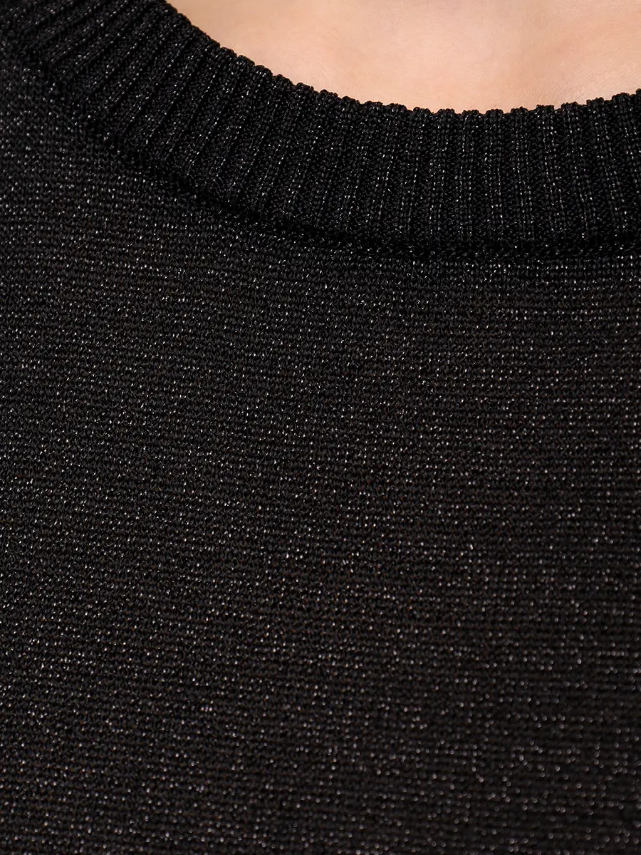 Футболка из вискозы MISSONI DS25WN04-BK01BY L905E Черный  Фото 6