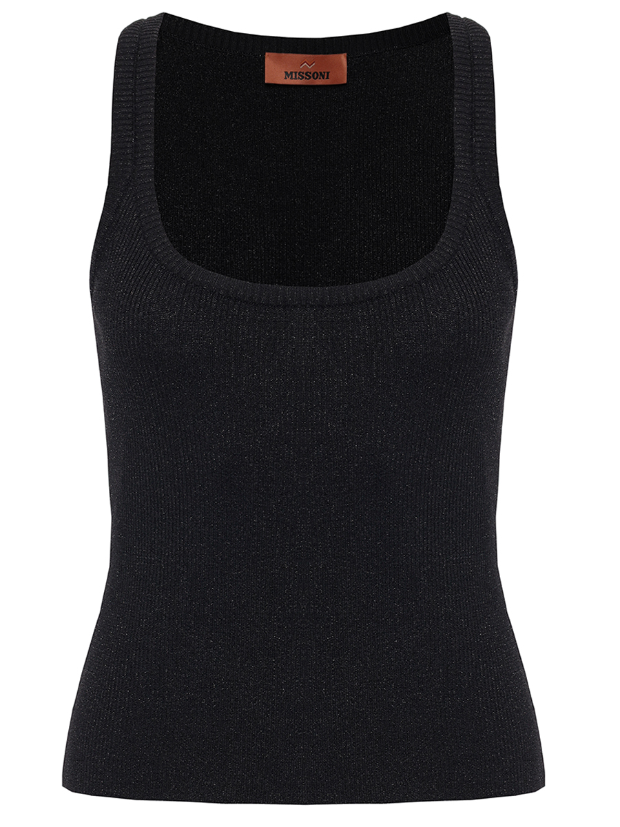 Топ из вискозы MISSONI DS25WK0M-BK01BY L905E Черный 